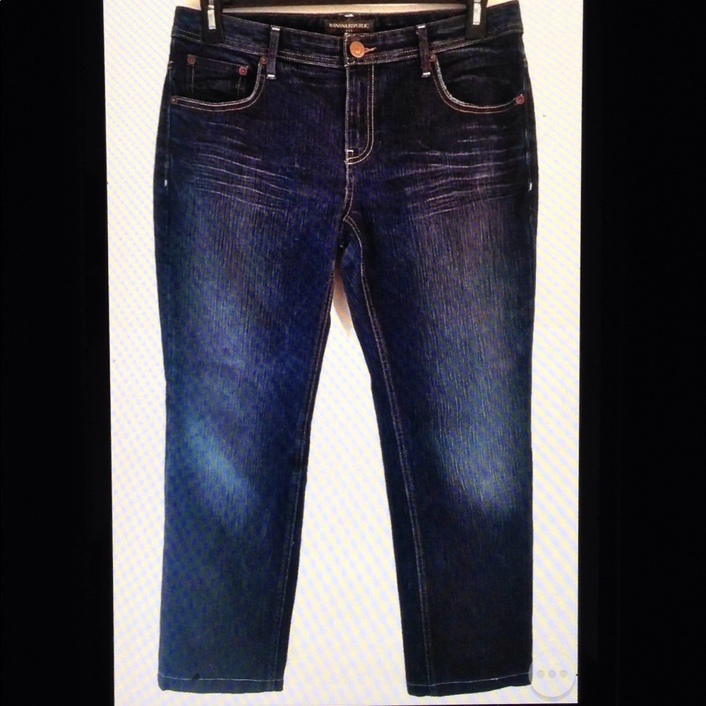 💋Banana Republic Blue Denim Straight Leg Jeans